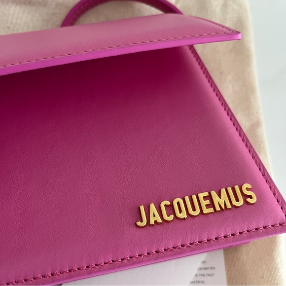 Jacquemus Pink Leather Le Bambino Long Bag - Picture 8 of 10